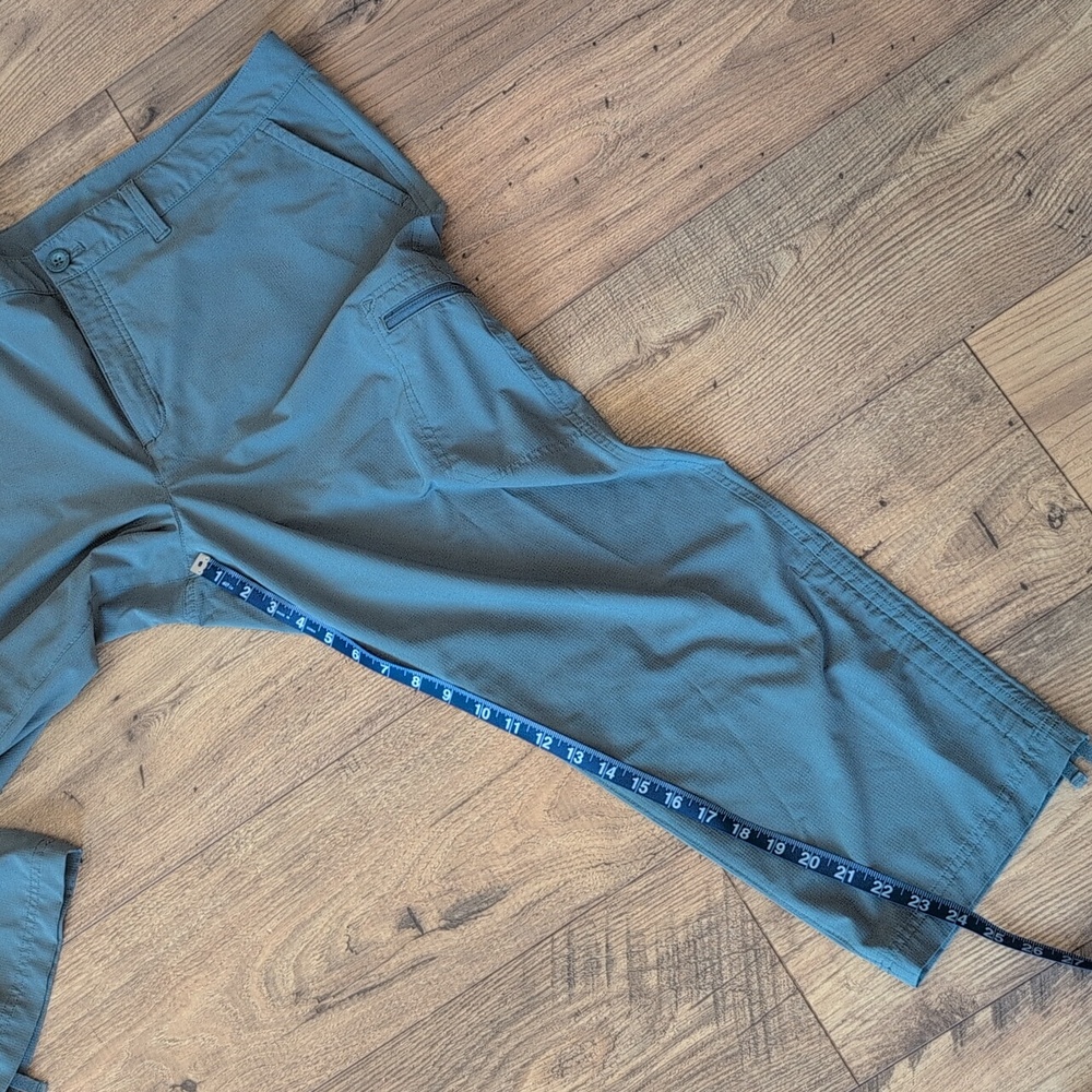 Eddie Bauer Stretch Ripstop Crop Pants, Capri, Gray, Women's 16 - Picture 5 of 13